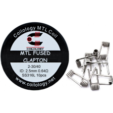 Coilology - Fused Clapton SS316L 0,64 ohm